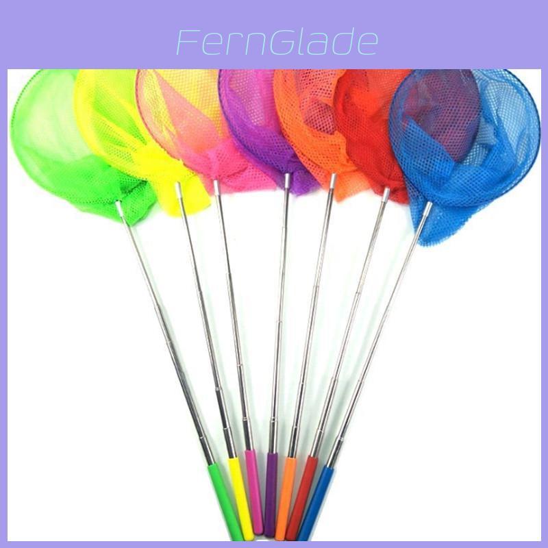 Colorful Kids Extendable Telescopic Handle Fishing Bug Butterfly Catching Net