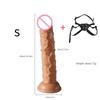 Realistic Simulation Big Dildo with Strap Penis Sex Toy Female Vaginal Anal Masturbator Dick With Suction Cup for Women Massage