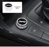 Car Cigarette Lighter Cover DustProof Decoration Cap Interior Accessories For Jeep Renegade Wrangler Gladiator Cherokee CompassV