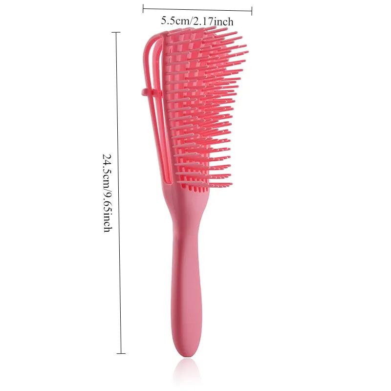 Hair Comb Detangling Brush Women Men Scalp Massage Hair Brush Detangler Brush For Curly Hair Thick Hair Octopus Hairbrush