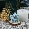 Flying House Silicone Molds Ornament 3D Small House Molds Home Decorations