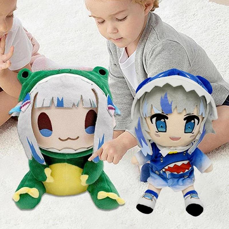 Hololive Dino Gura Plush Toy Gawr Shark Stuffed Dolls Baby Animals Virtual YouTuber Plushies Figure Pillow Kid Christmas Gifts