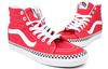 Vans SK8 Hi Check Foxing - Racing Red VN0A38GEVS5