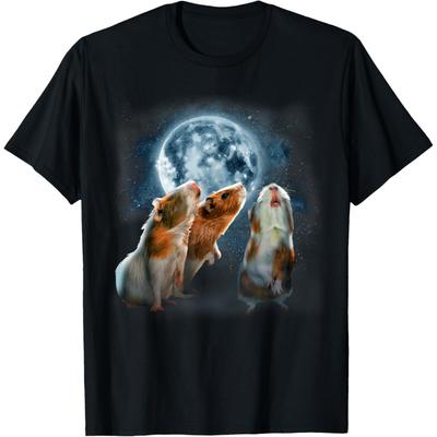 Guinea Pigs Howling At the Moon Shirt - Funny Guinea Pig T-Shirt
