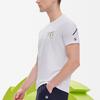 FILA Athletics Casual Sports Logo Solid Color Round Neck Running Short Sleeve T-Shirt Men Tops Jade-White A11M233105F-WT