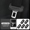 CGRE6 1/2pcs Car Leather Safety Belt Buckle Plug Protective Covers Interior Accessories For Benz CITAN VITO SPRINTER CLS SLK Sport ML