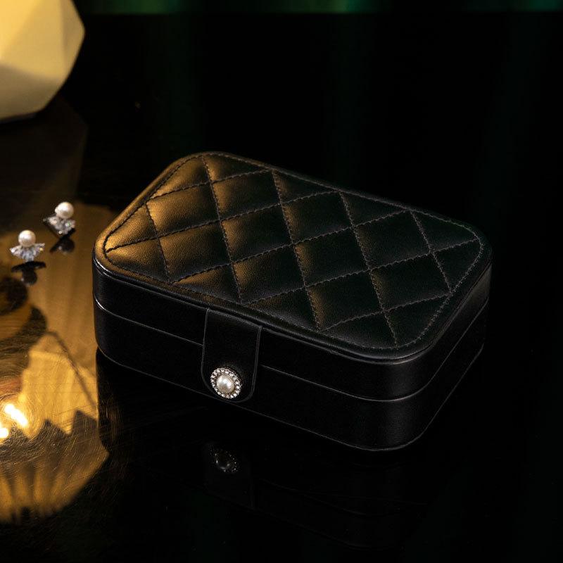 Button Storage Zipper Jewelers Organizer Container Box Portable Jewelry Box Jewelry Organizer Display Travel Jewelry Case Boxes