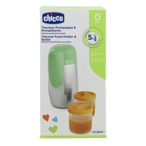 Cross Chicco Thermosflasche und Essensbehälter