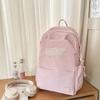 Junior High School Students' Schoolbags Female New High School Students' Large Capacity Backpacks Male Campus American Trend Backpacks.