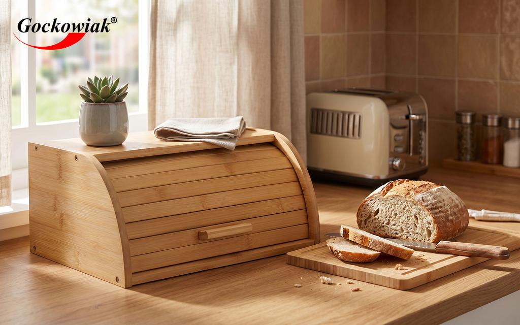 Chlebak Pojemnik Na Pieczywo Bambusowy Grano
