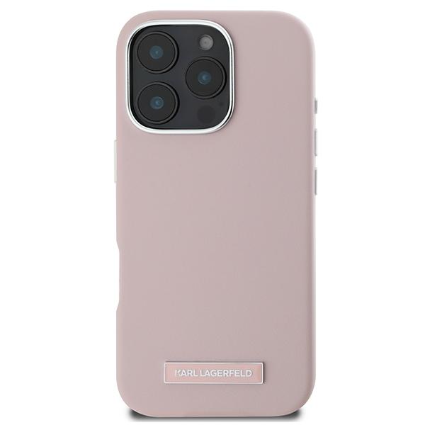 Karl Lagerfeld Klhmp16Lpgmsrpp Iphone16 Pro 6.3 Różowy/Pink Hardcase Fw Metal Plate Magsafe
