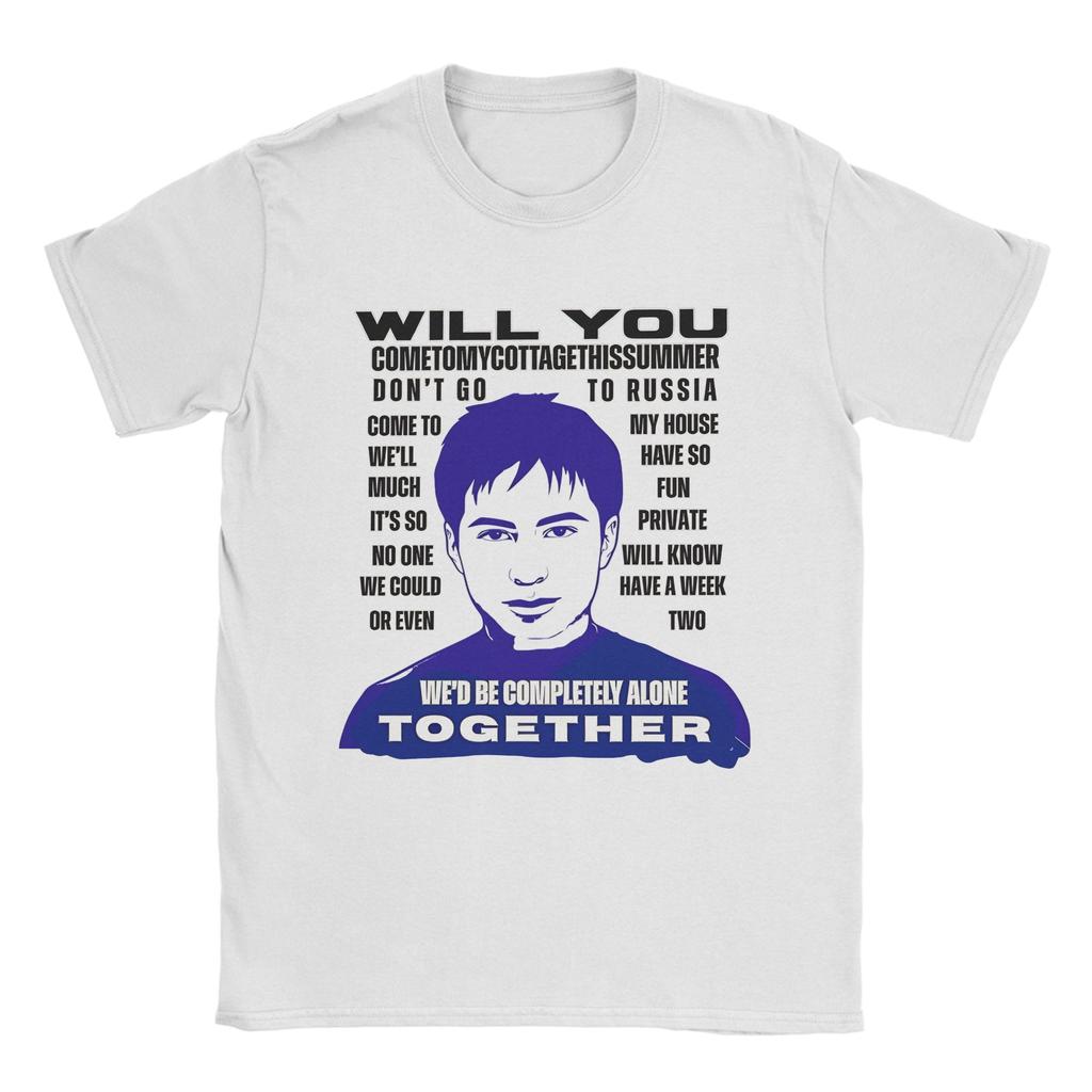 Shane Hollander Will You Come To My Cottage This Summer TShirt TShirts for Unisex Heated Rivalry Leisure Pure Cotton Tees