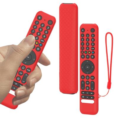 Siliconen Afstandsbediening Hoesje voor TCL RC716/RC833 TV Afstandsbediening Hoesje Schokbestendig Afstandsbediening Cover Anti-Val Beschermhoes met Lanyard