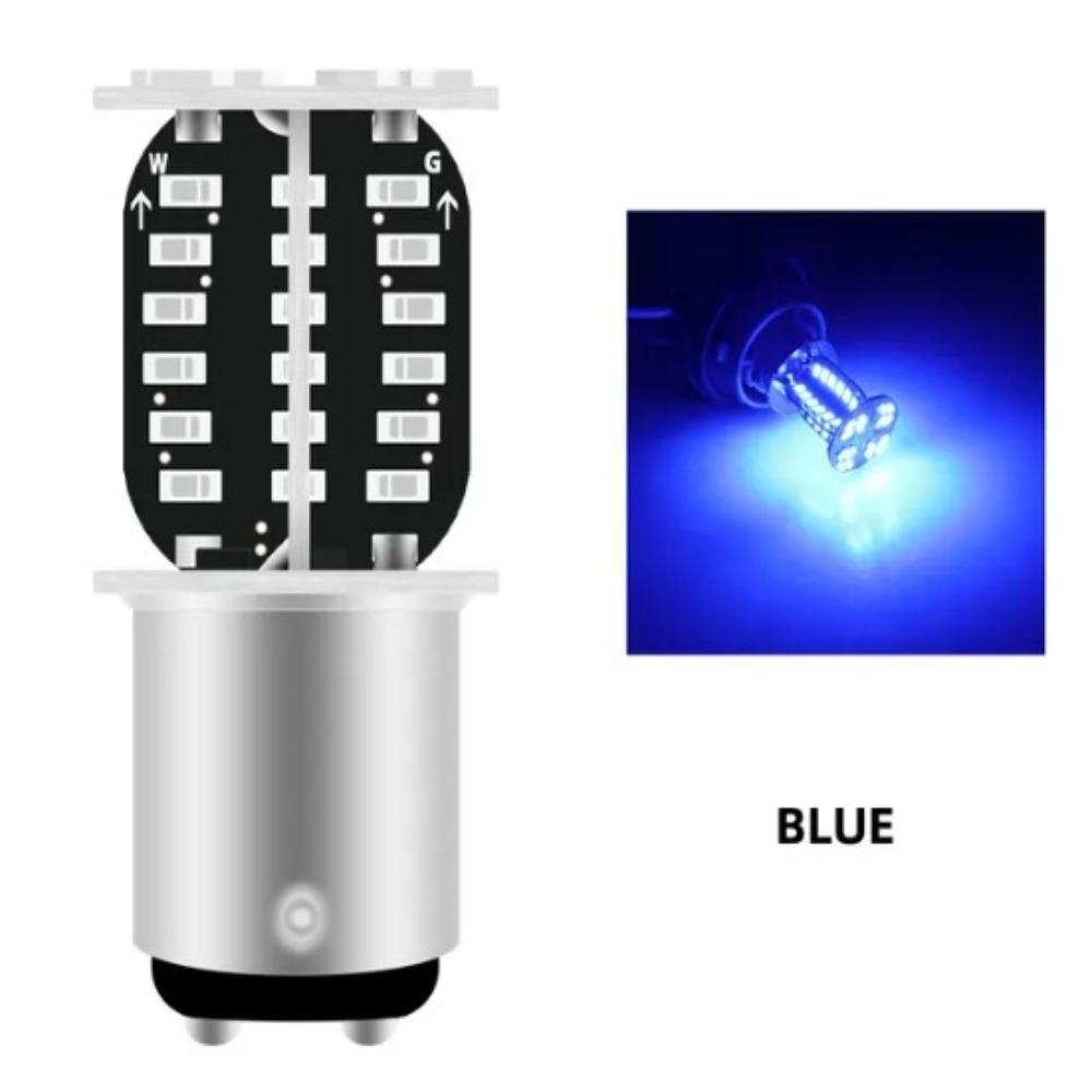64SMD Strobe Brake Light 1157 LED Easy To Install Motorcycle Turn Signal Tail Lamp Long-life Rotating Explosion Flash