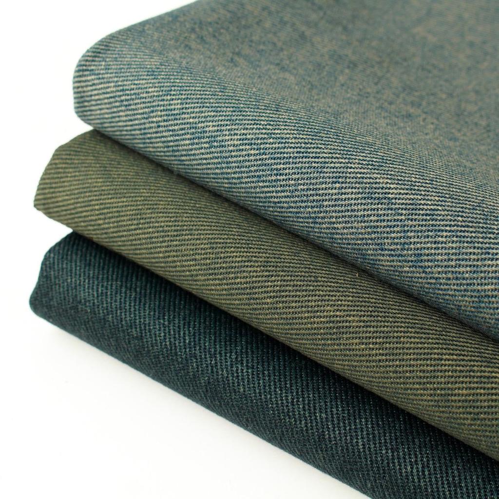 Cosmo Textile Vintage Denim 110cm Wide x 6m Craft Supplies Fabric, Cut, Blue, AD26000-261-6M,