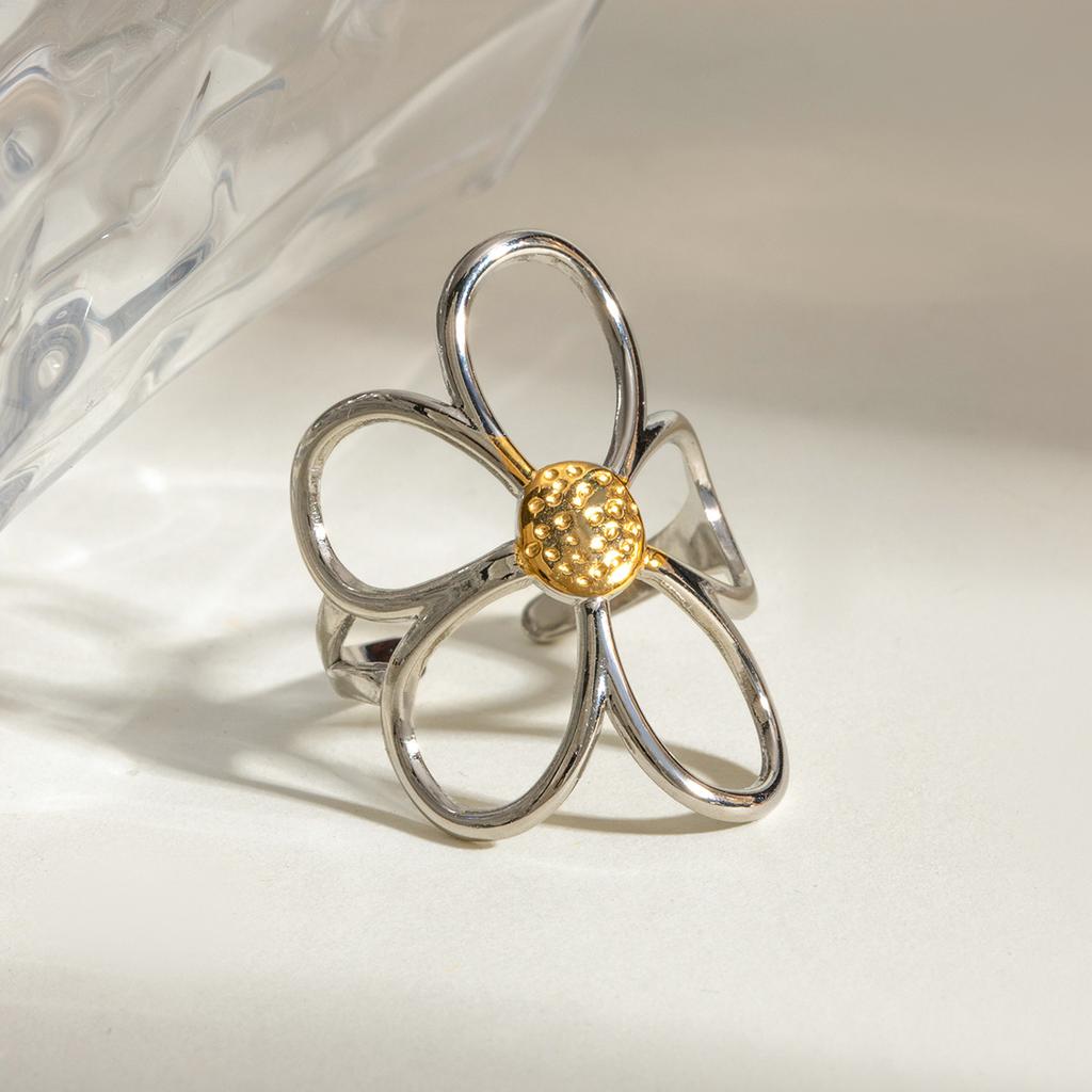 925 Silver Unique Oval Big Simple Rings for Women Vintage Geometric Minimalist Open Ring Party Wedding Jewelry Gifts