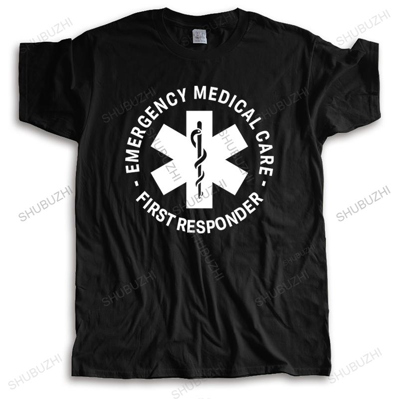 

Хлопковая летняя винтажная футболка с режимом «Скорая медицинская помощь», футболка «Первый ответчик», lkw van, baumwolle marke, одежда Frauen Männer