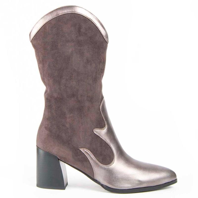 Bota De Tacón Para Mujer.  Montevita  Tejan8  100947