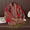 - Popular Ethnic Style Cashew Nut Pattern Fringed Scarf Female Xiyin Popular Versatile Good-Looking Shawl Female