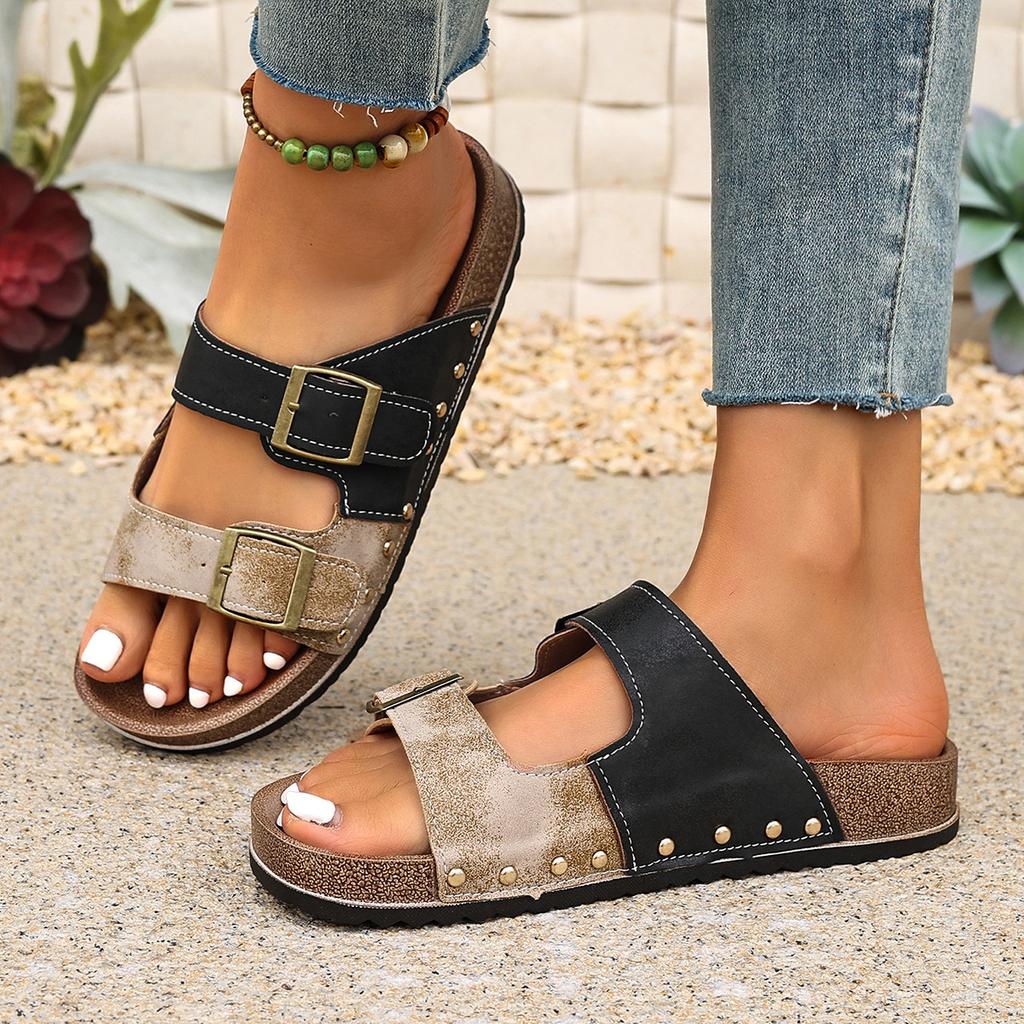 Heeled Shoes, Women's Shoes, Casual Shoes, Round-toe Slippers