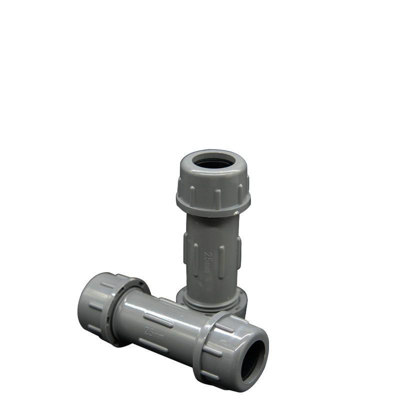 New PVC quick connector Garden aquarium landscape system fast connector Expansion joint Quick pipe connection Repair connection