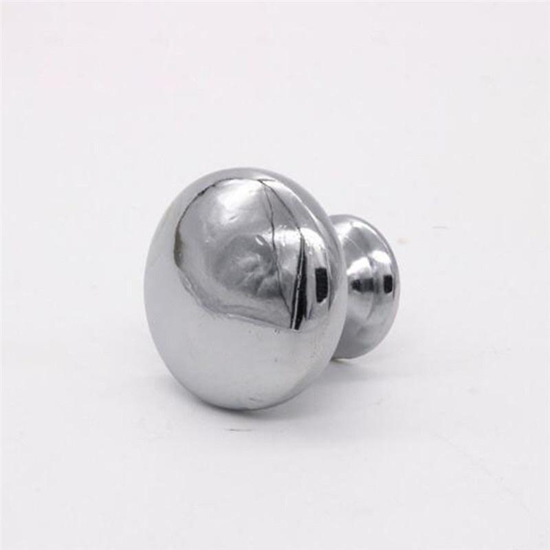 4pcs/8pcs/12pcs Chrome Metal Door Knobs Drawer Wardrobe Kitchen Cupboard Handles Silver
