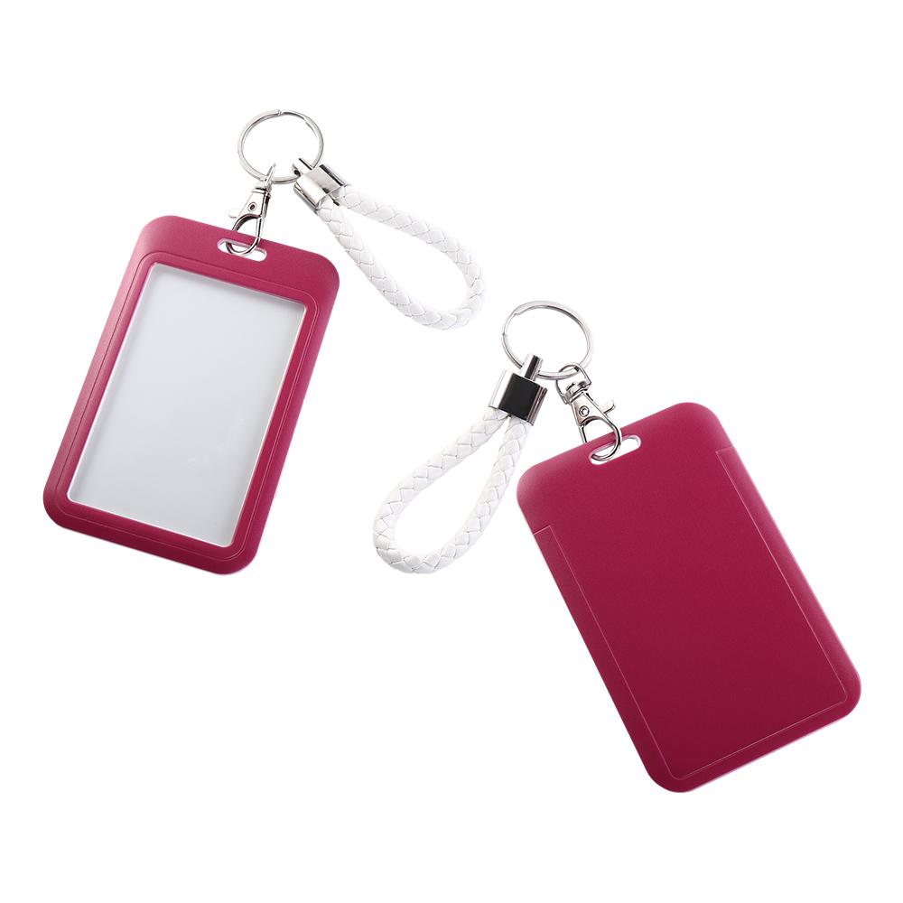Men School Supplies Work Card Key Chain Business Credit Card ID Card Holders Bus Card Cover Badge Holders ID Card Protective