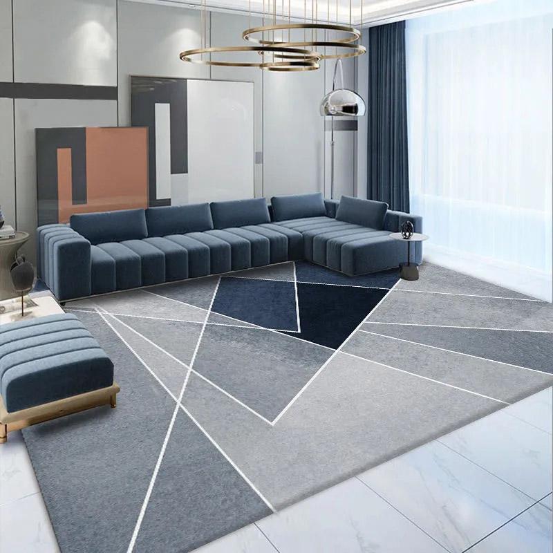 Wohnzimmer Leichter Luxusteppich Advanced Home Modern Minimalistischer nordischer Stil Sofa Couchtischmatte Nachttisch Schlafzimmerteppich Großflächiger Teppich