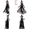 Halloween Wiccan Attire For Women With Stage Ready Polyester Fabric For Costume Party Night