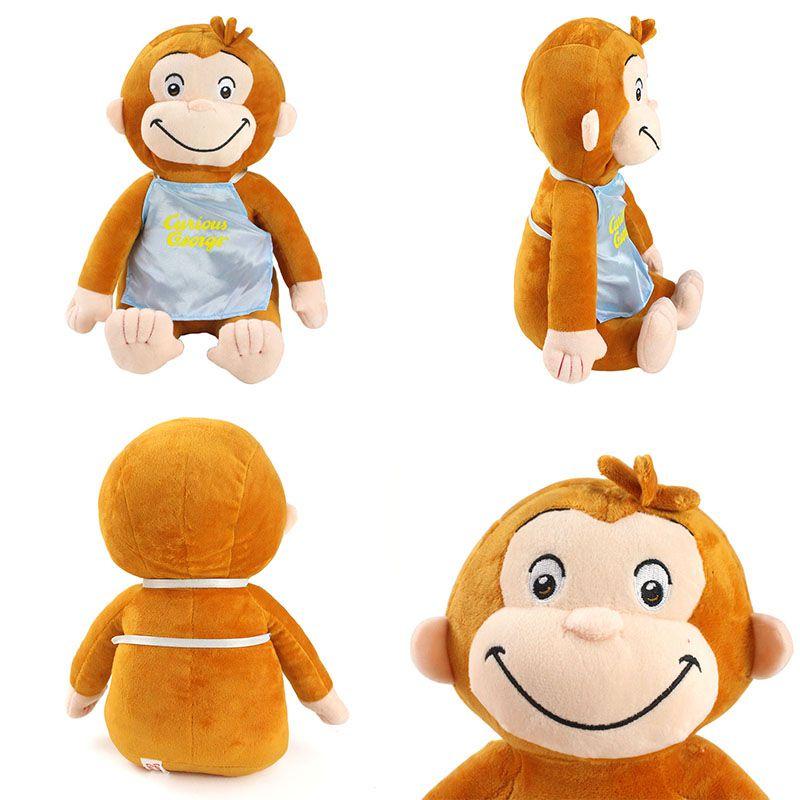 Adorable Curious George Plush Toy For Kids Soft And Cuddly Stuffed Animal Doll