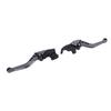 Pair of Motorcycle Short Brake Clutch Levers Adjustable Aluminium Alloy Replacement For Scrambler 400X 2023 2025 Ti