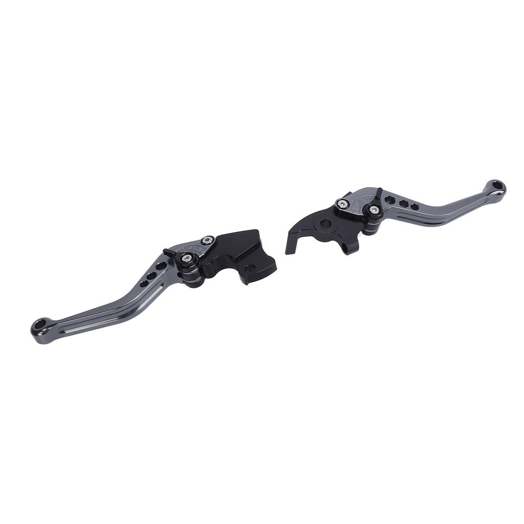 Pair of Motorcycle Short Brake Clutch Levers Adjustable Aluminium Alloy Replacement For Scrambler 400X 2023 2025 Ti