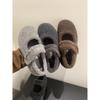 Thick-soled Inner Height-increasing Fluffy Shoes Shoes with Fleece To Keep Warm Mary Jane Cotton Shoes