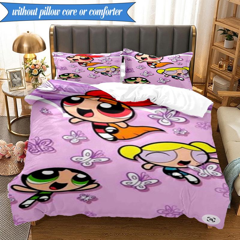 Power police  Adventure 3pcs K-pop music group Bedding set,Ideal for Bedroom, Dormitory,Including Duvet Cover And 2pcs Pillowcases,Fan gifts