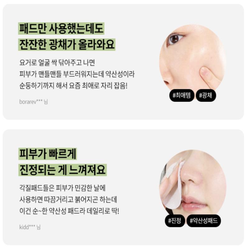 [Fraijour] Original Herbs Natural Wormwood Pore 60Pads