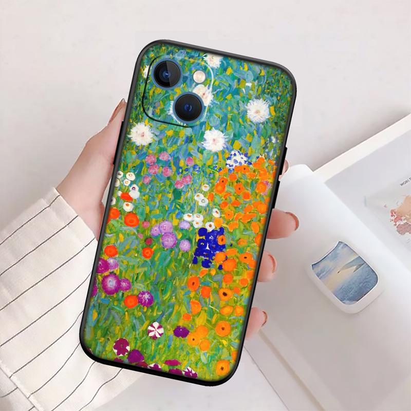 QE14 Gustav Klimt Phone Case for Samsung Galaxy A11 A12 A13 A15 A52S A53 A55 A56 A70 A71 A72 A73 F06 F16 F56 S10 Plus S10e