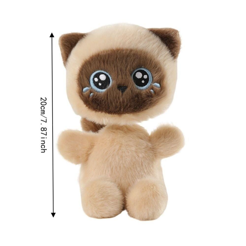 Cartoon Animal Shaking Head Cat Plush Toy Soft Shaking Head Stuffed Cat Child Toy