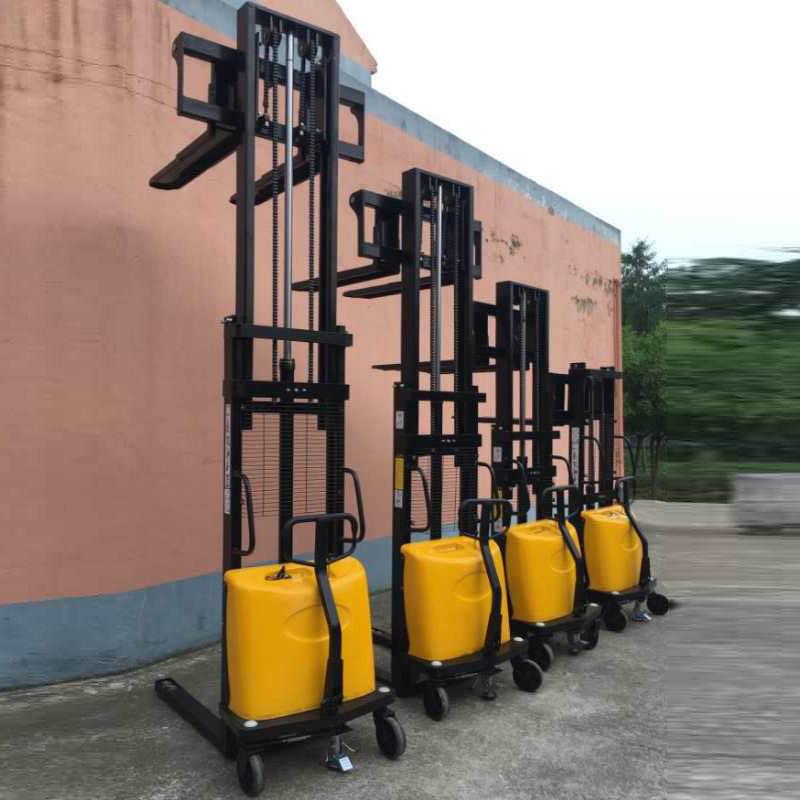 Manual and Electric Hydraulic Stacker: 1-2 Ton Capacity Forklift & Lifting Truck