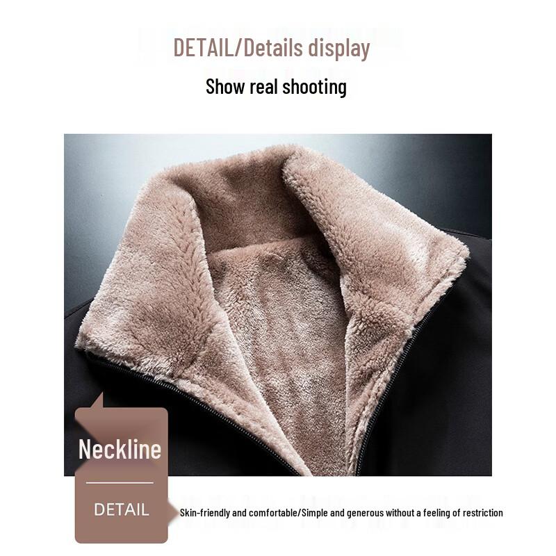 Jeanswest Men's Outdoor Stand Collar Padded Jacket