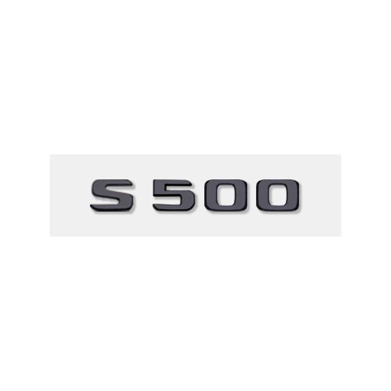 Mercedes Car Body Stickers: S350L, S400L, S500L, S600L Emblems, Rear V12 Tail Marks, Side Badges