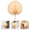 Portable Hand-woven Palm-Leaf Fan Lightweight Summer Cooling Fan  Wedding Decoration