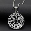 Seven Archangel Solomon Kabbalah Pendant Vintage Angel Seal Necklace Personality Men Amulet Jewelry Accessories