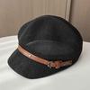 New hollowed out star anise bud hat women's summer travel versatile sunscreen straw hat British short edge cap
