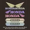 WRS2  Motorcycle Stickers for HONDA Car Logo Reflective Laser Stickers Racing Helmet Decals Tail Box Shock Absorber Decoration