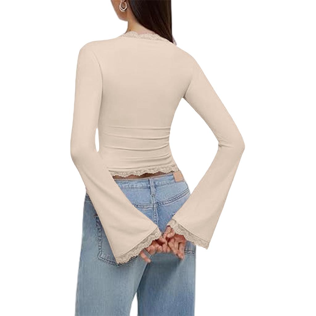 Women's Fashionable Long Sleeve Elegant Commuting And Casual Top