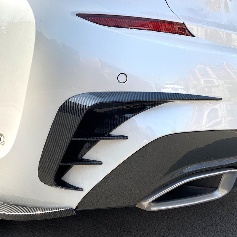 For BMW 3 Series G20 320e 330e 318i 320i 325i 330i 340i 2019-2024 Rear Bumper Spoiler Side Air Vent Cover
