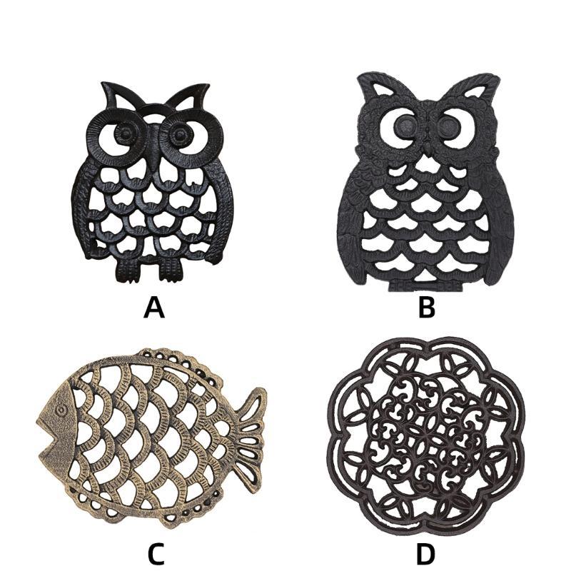 Dekoratives Esstisch-Platzset Hitzebeständiger Untersetzer aus Eisenkunst