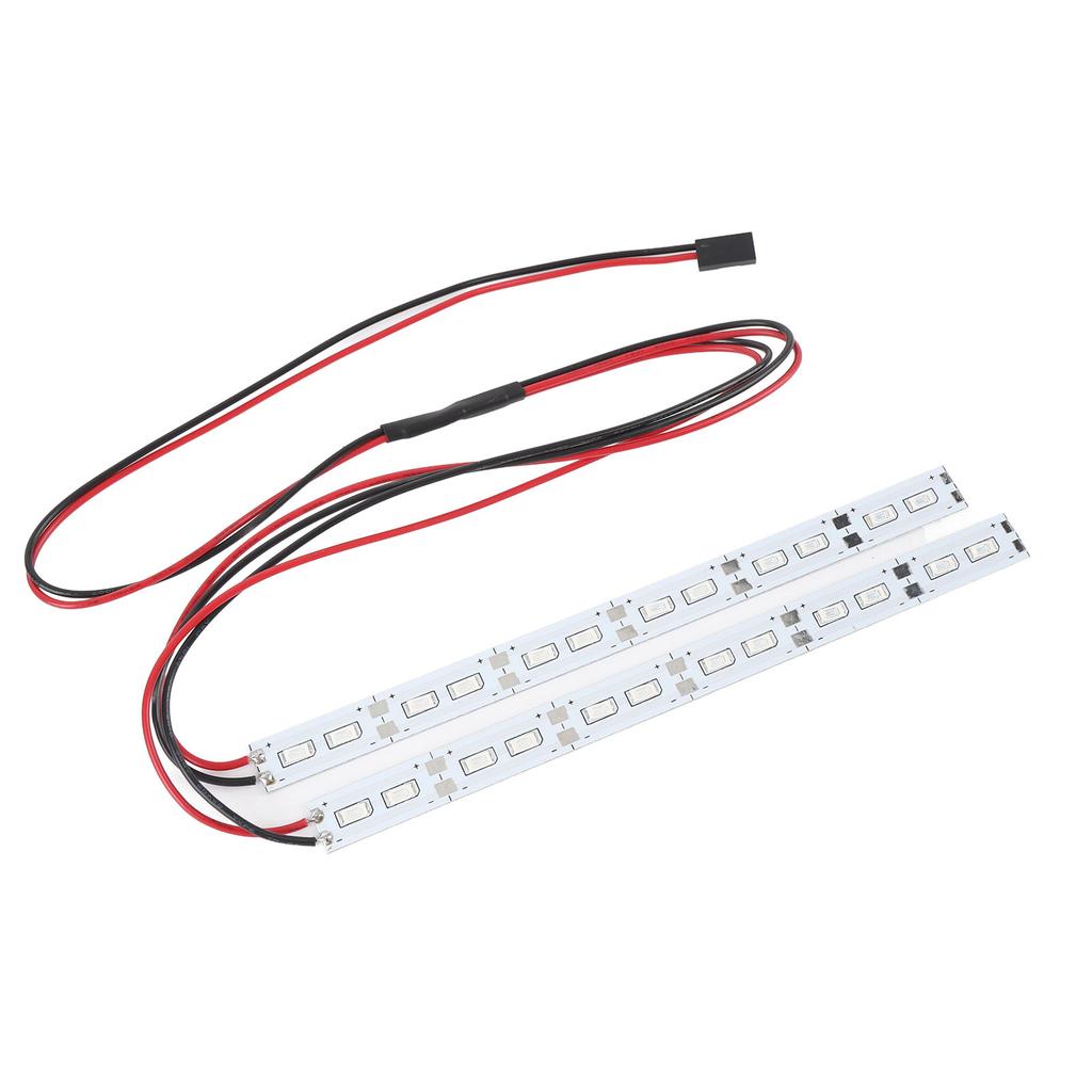24 LEDs Chassis Light Aluminum Alloy Decorative Light Bar for 110 18 Scale RC Model On Off Road