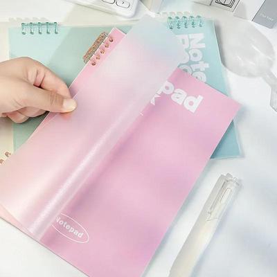 A5/B5 Farbverlauf Binder Notebook Lose Blatt Buch Horizontale Linie Notizblock Journal Planer Studens Hand Konto Buch Schule