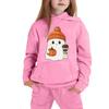 Kids Hoodie Sweatshirt Halloween Ghost Print Pullover Long Sleeve Hooded Top for Boys Girls Soft Comfortable Casual Wear